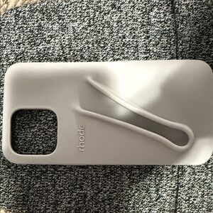 RHODE Light Gray Phone Case with Grip